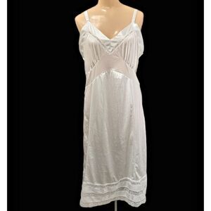 Velrose Womens Satin Slip Dress Sz 36 Babydoll Pin Up Fairy Whimsigoth